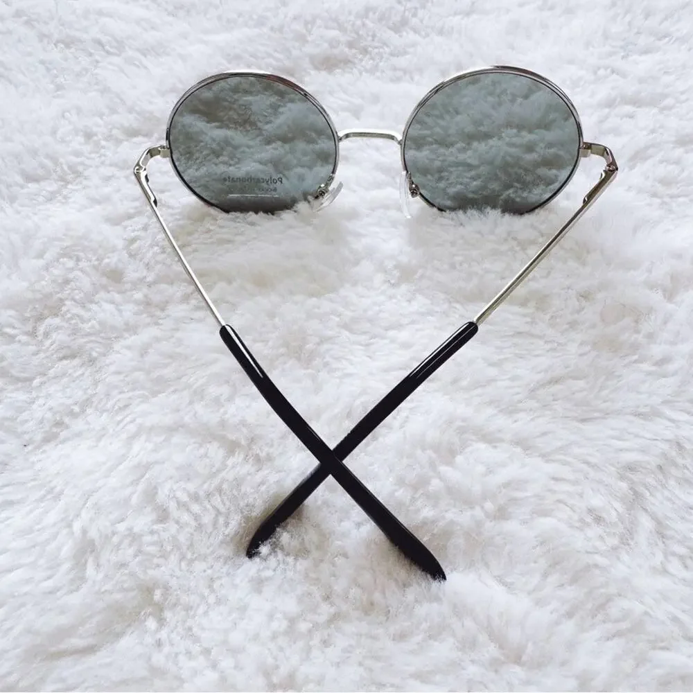 Henry Silver Round Lens Sunglasses